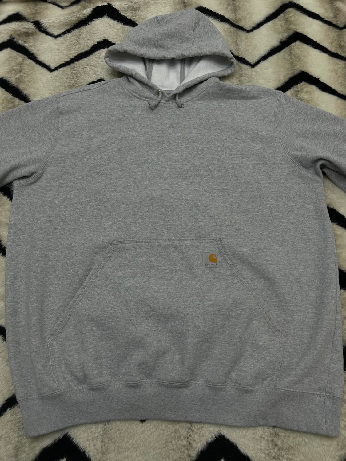 [XL]칼하트 미드웨이트 루즈핏 후드/그레이/기모 상품이미지4