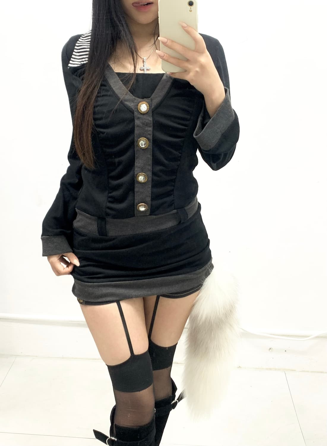 [PICISCASE] 오네갸루 셔링 pk 롱슬리브 상품이미지4