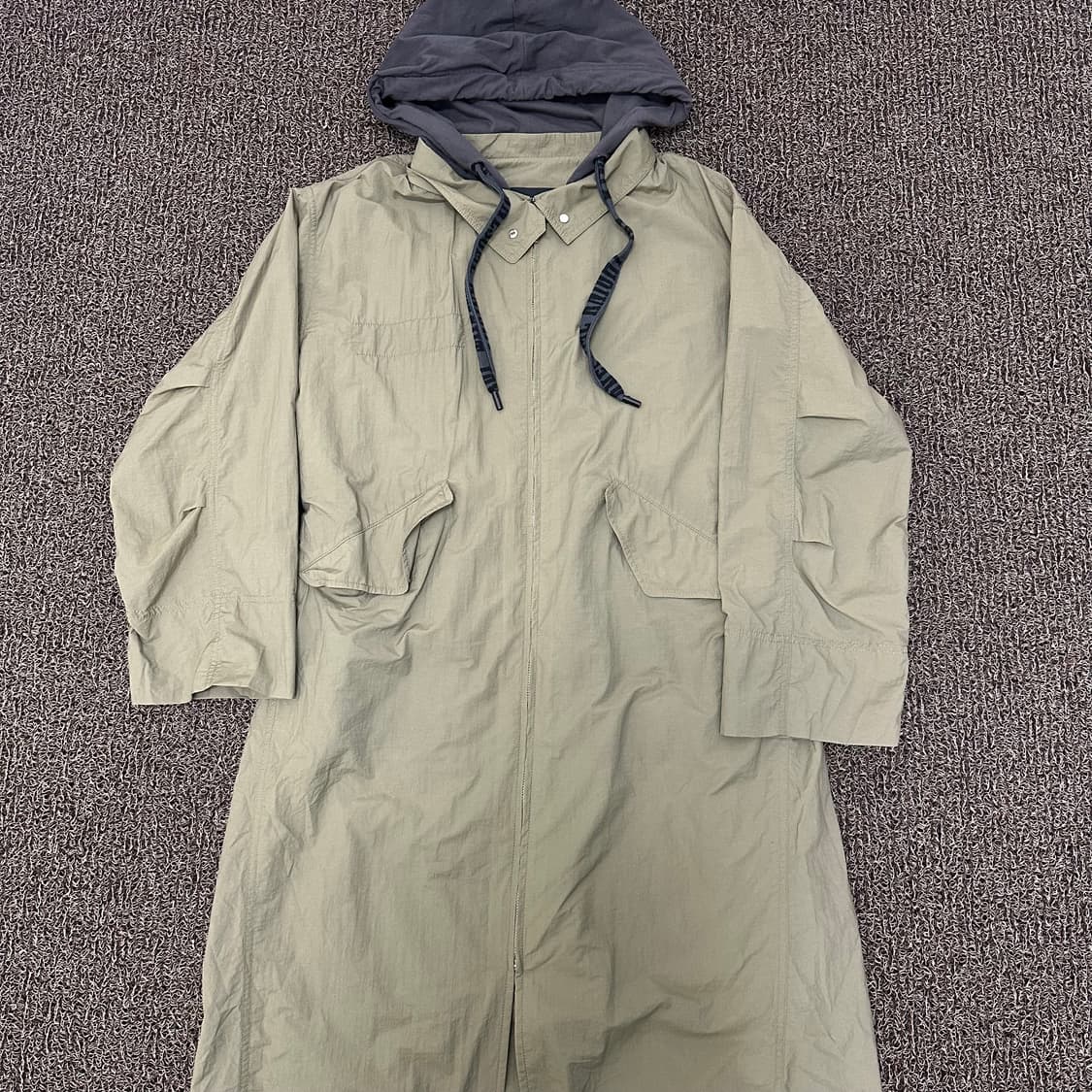 SYSTEM 시스템 한섬 여성 롱 바람막이 야상 자켓  상품이미지4