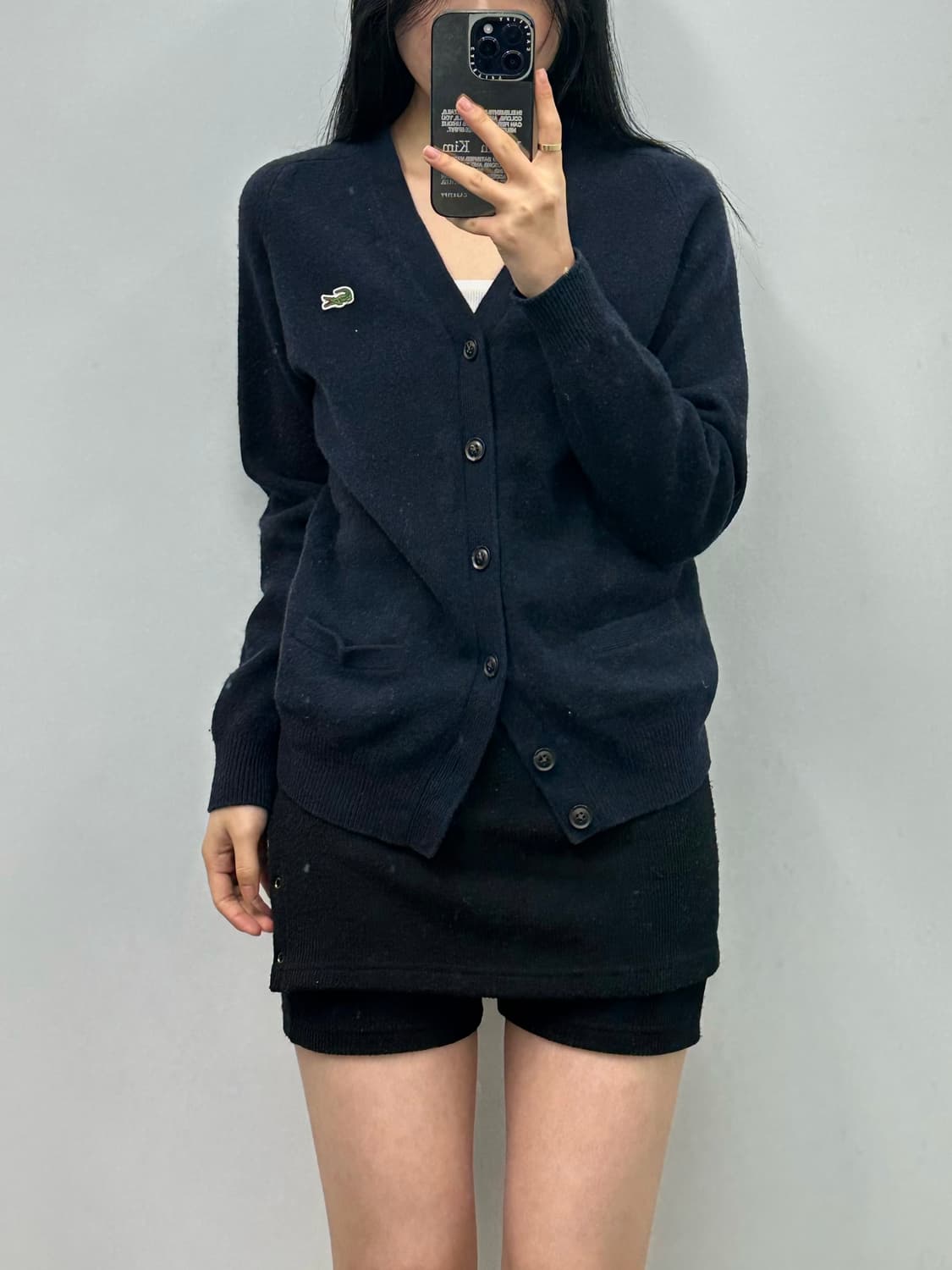 라코스테 네이비 니트 가디건 상품이미지1