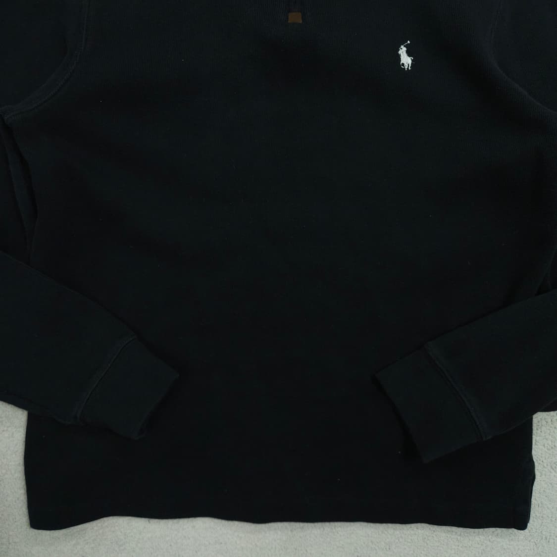 폴로 랄프 로렌 신형 반집업 니트 S 블랙 상품이미지4