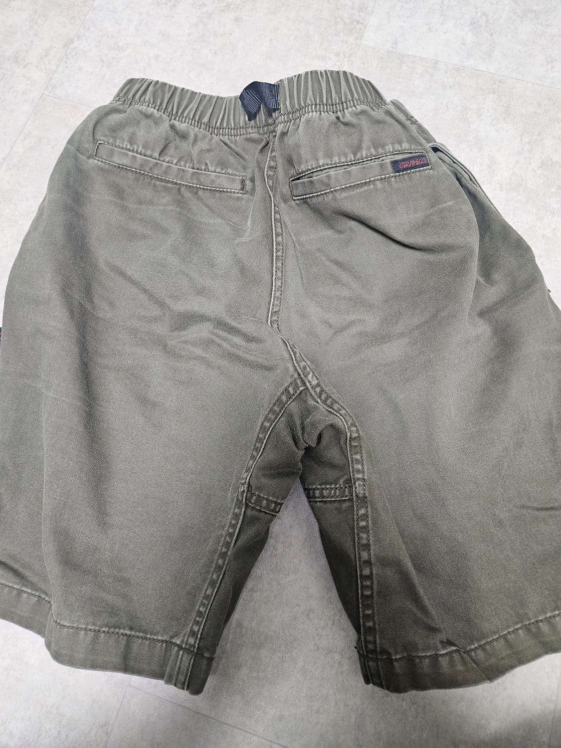 그라미치 카키 반바지 쇼츠 S 상품이미지3