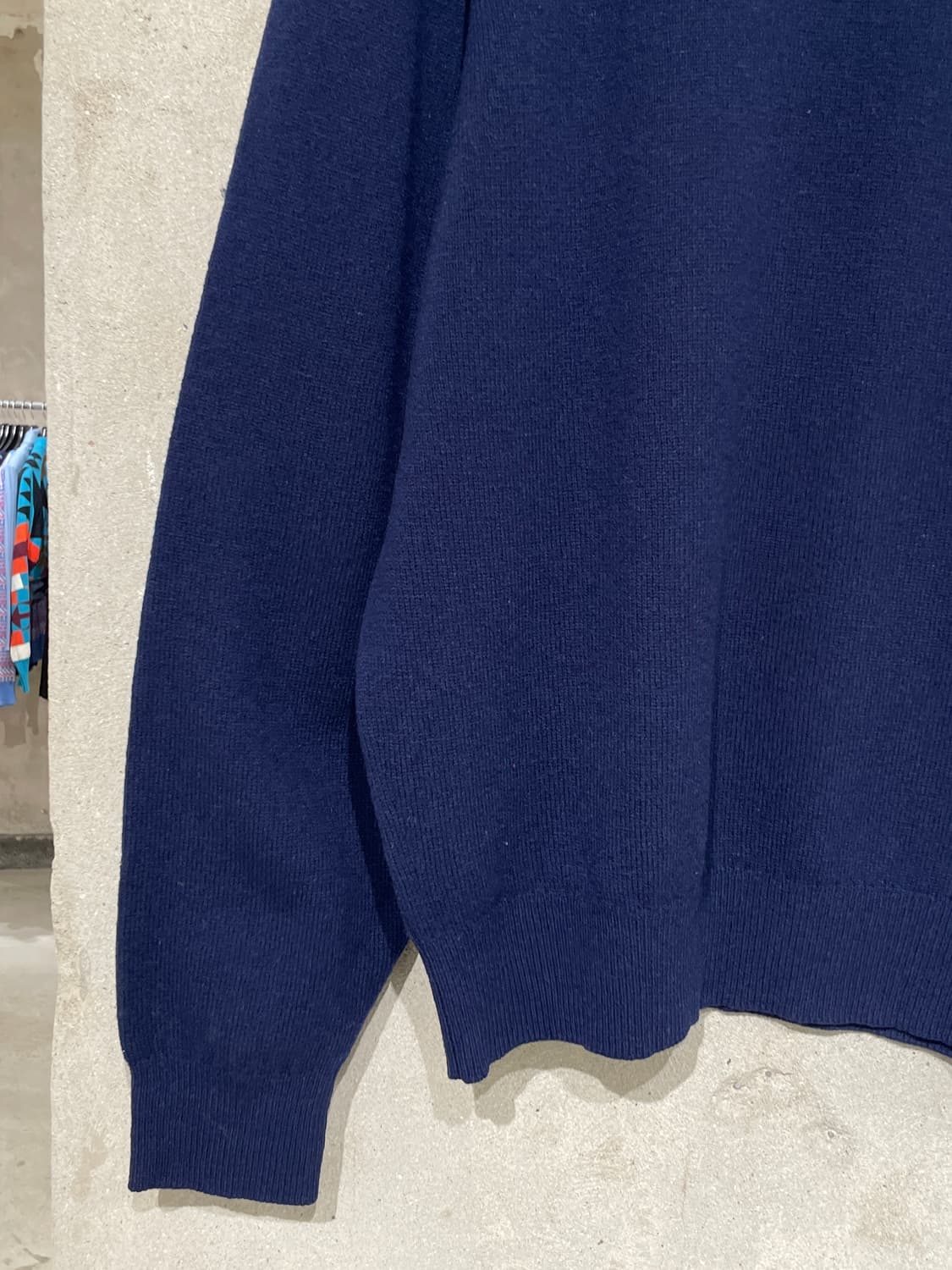 버버리 90’s 네이비 골프 아이콘 크루넥 울 니트 상품이미지4