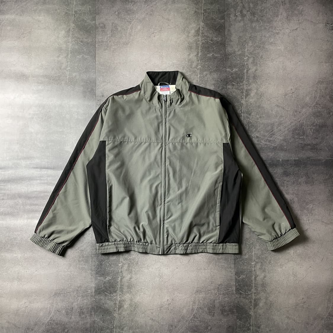 CHAMPION 챔피온 빈티지 카키 윈드브레이커 A00385 상품이미지1