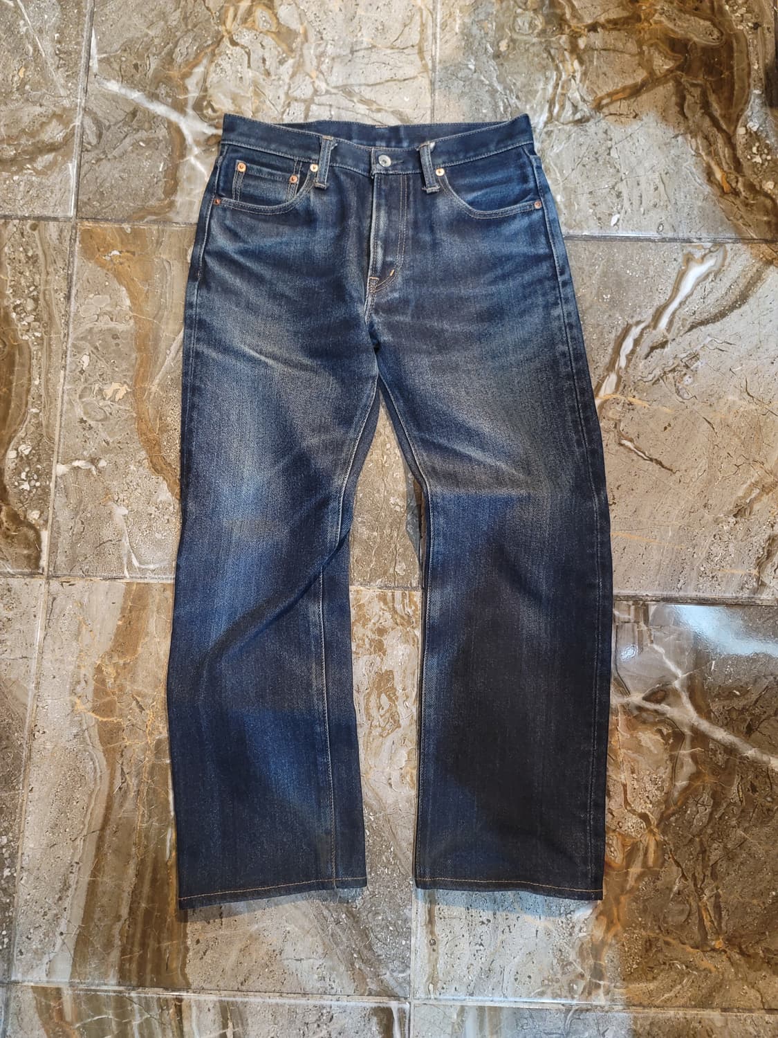 아이언하트 헤비온즈 21oz 하드워시 데님팬츠  상품이미지1