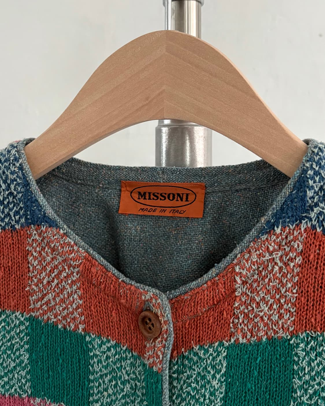 MISSONI 미쏘니 체크패턴 버튼 가디건 상품이미지8
