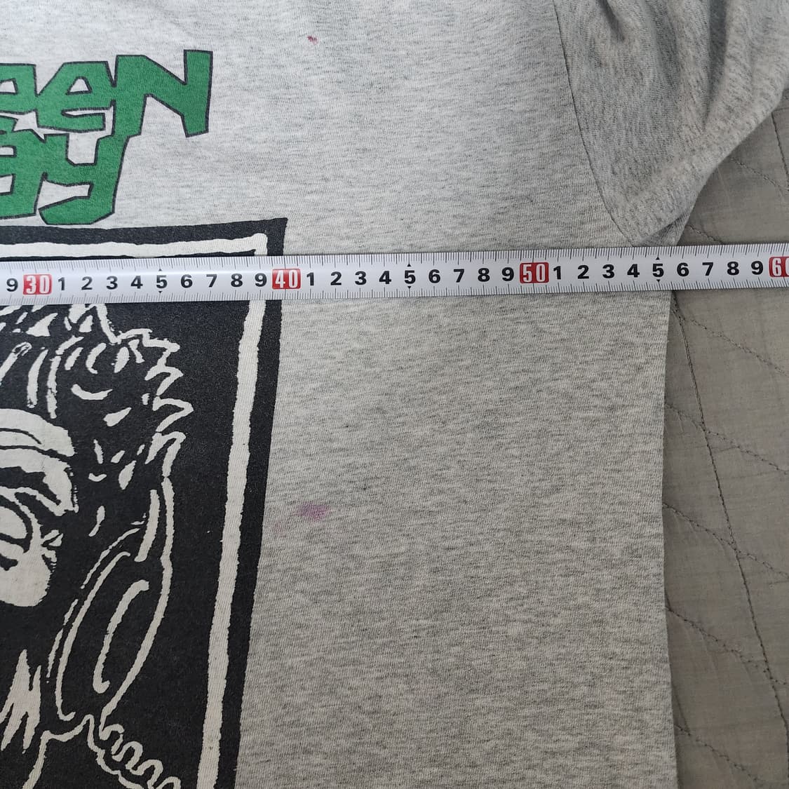 [L] 90s 그린데이 Green Day 1994 빈티지 밴드티. 페인팅 상품이미지8