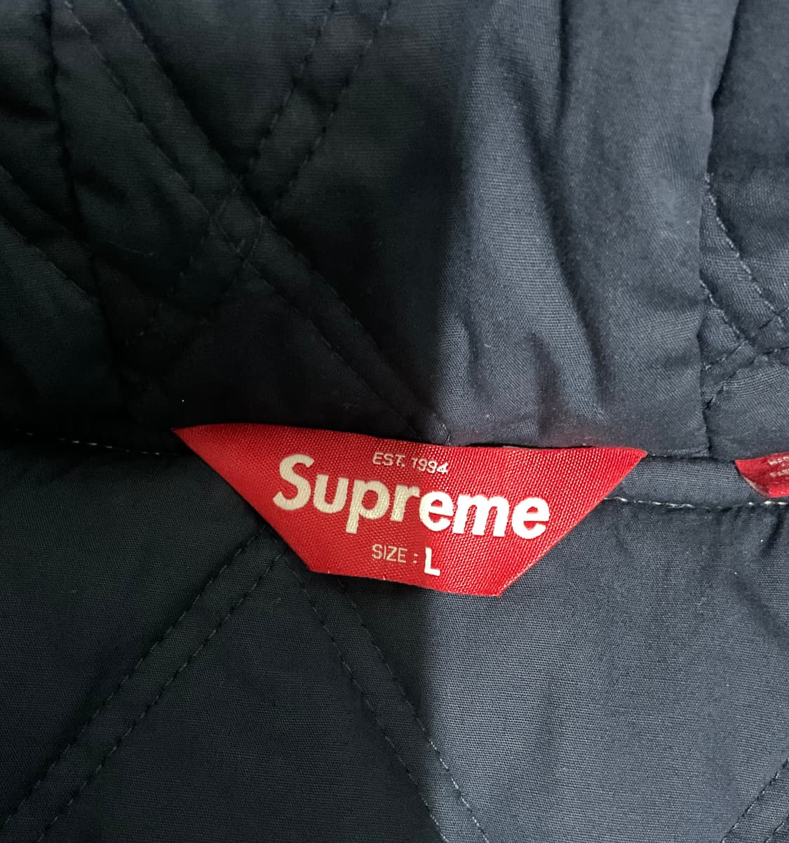 슈프림 HJR 트롱프 뢰유 후드 워크 자켓 블루 L 상품이미지4