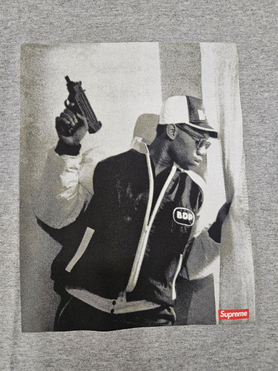 슈프림 krs one 14FW 반팔 그레이 상품이미지3