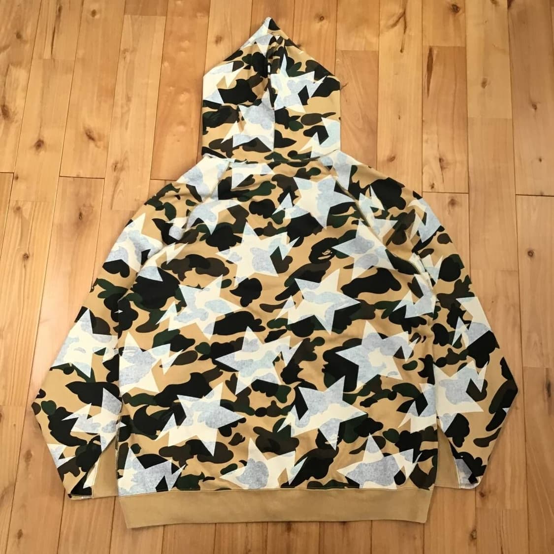 베이프 황계 스타 후드집업 L 상품이미지2