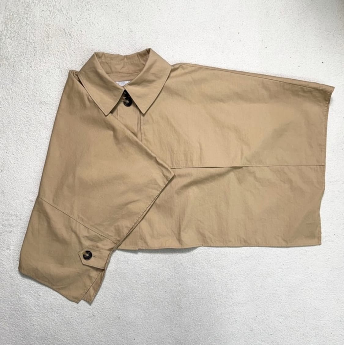 COS 크롭 트렌치 케이프 자켓 ONESIZE 상품이미지2