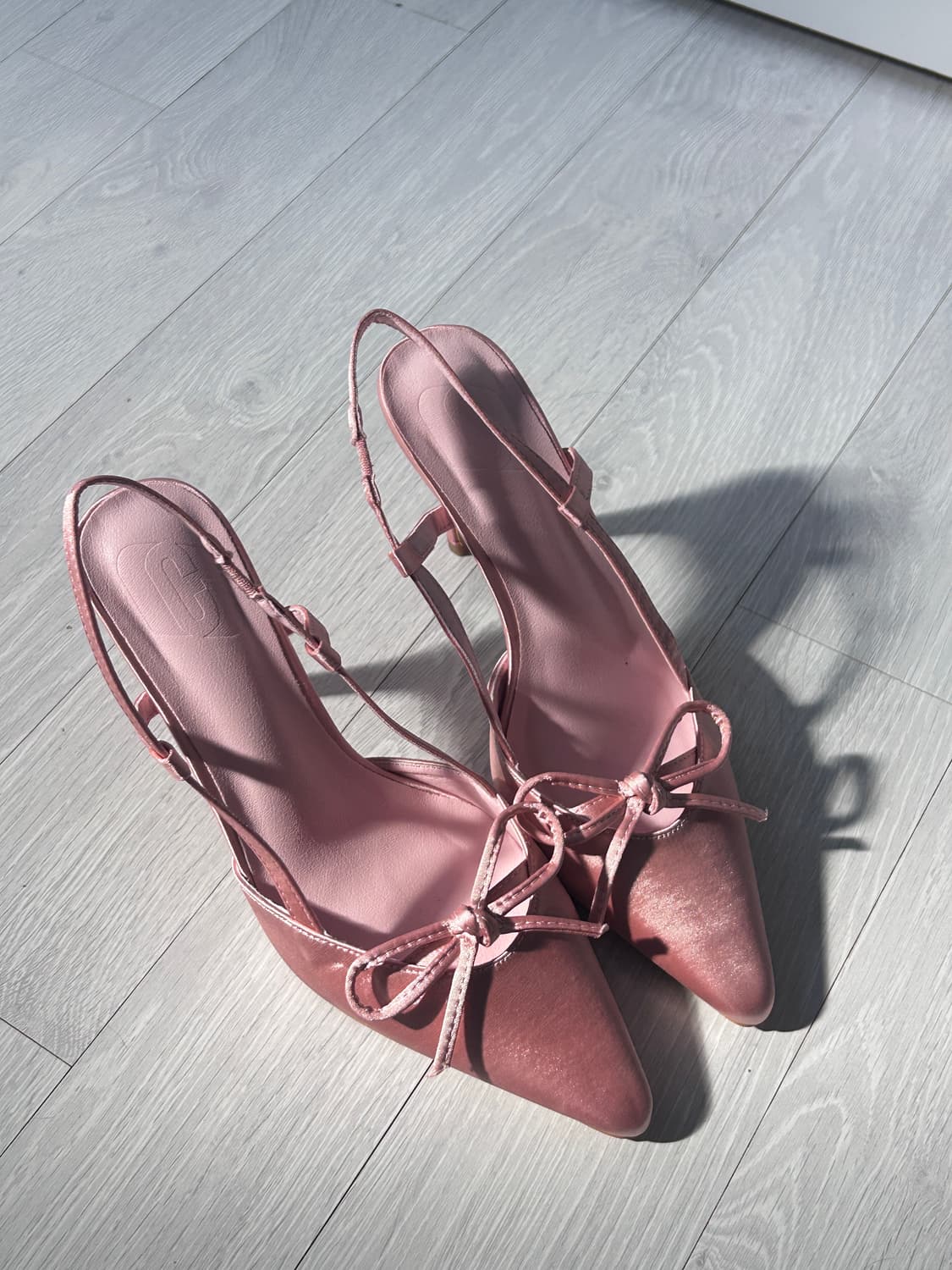 로맨틱갸루st 라이트 핑크 리본 구두 판매 상품이미지1