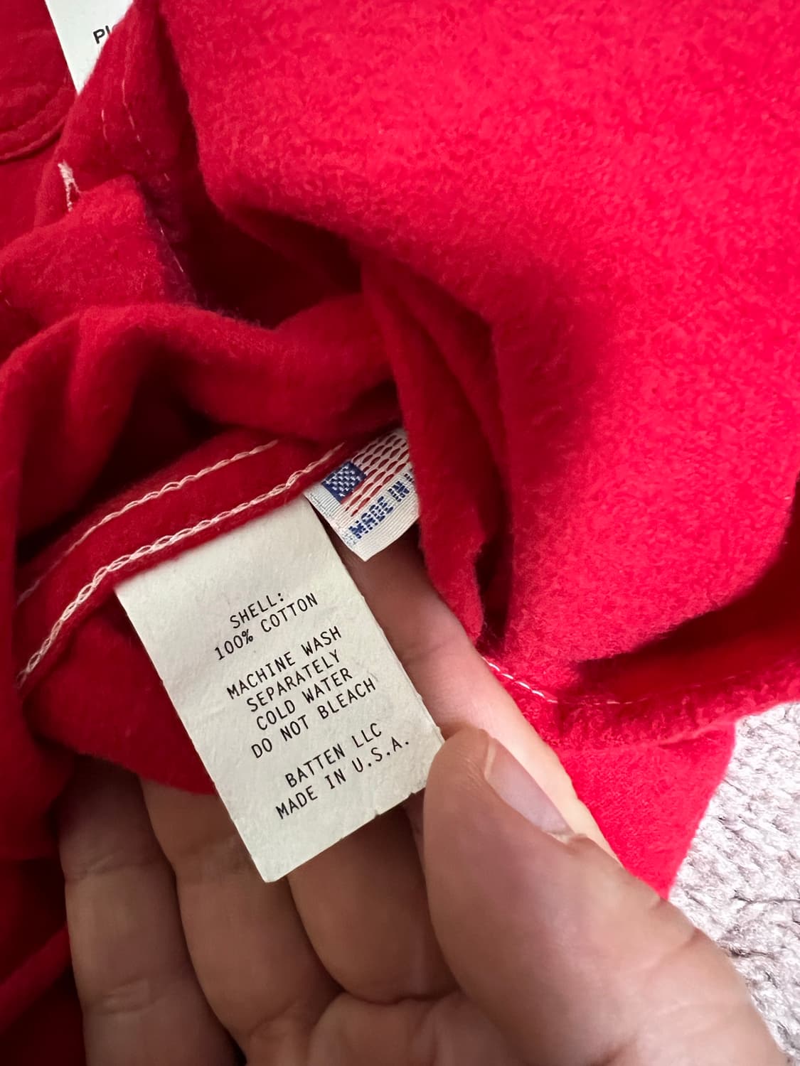 바튼웨어 헤비코튼 셔츠(새상품) 상품이미지4