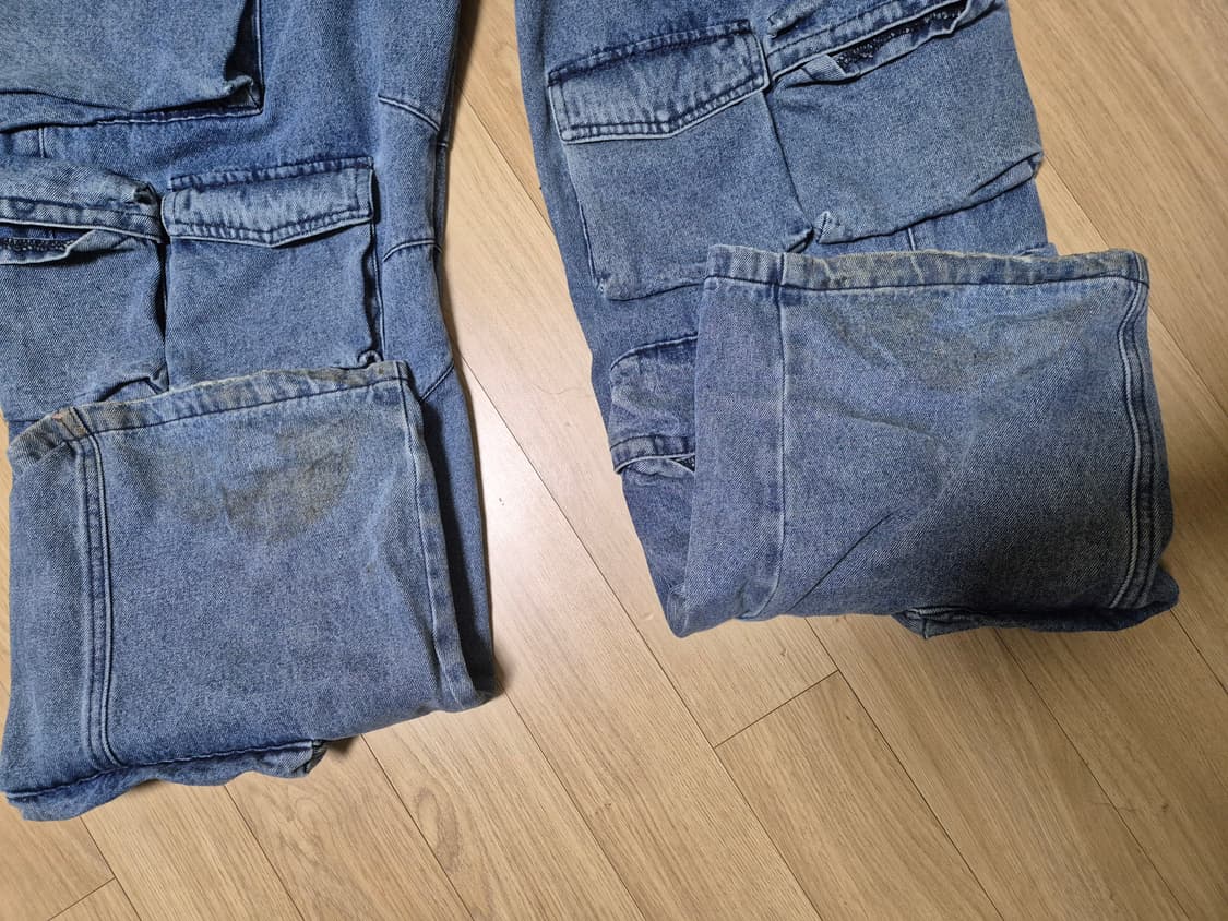 도미넌트 카고팬츠 블루 판매합니다 상품이미지4