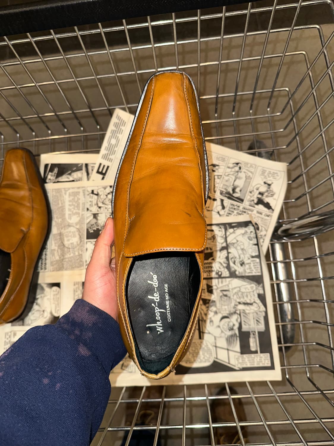 Whoop de doo shape leather loafer 상품이미지6