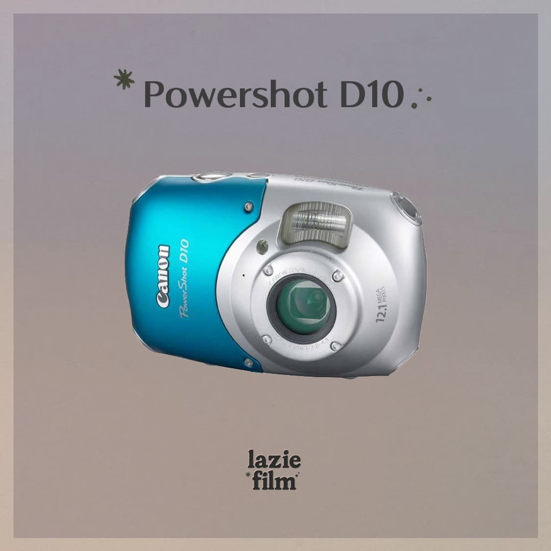 레어✧･ﾟCanon Powershot D10 캐논 파워샷 디카 상품이미지1