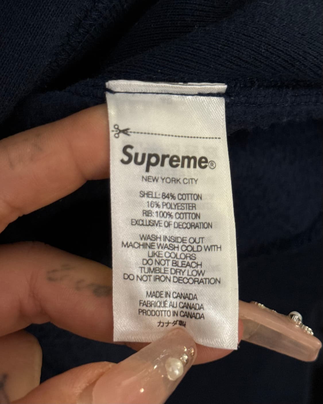 Supreme 레드 박스로고 오버핏 후드 상품이미지7