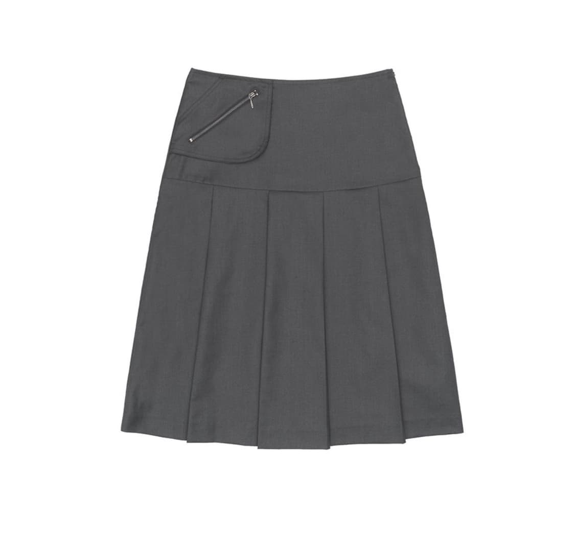 스컬프터 Tidy Pleats Midi Skirt Gray 상품이미지4