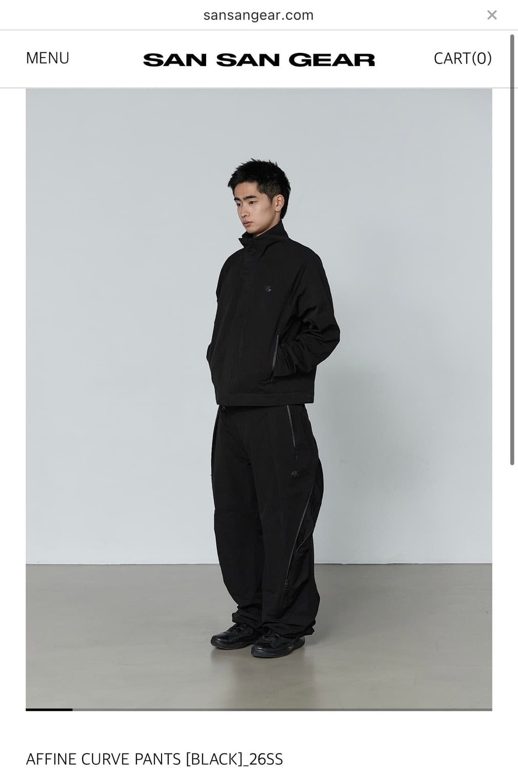 산산기어 어파인 커브드 팬츠 (2사이즈) 상품이미지3