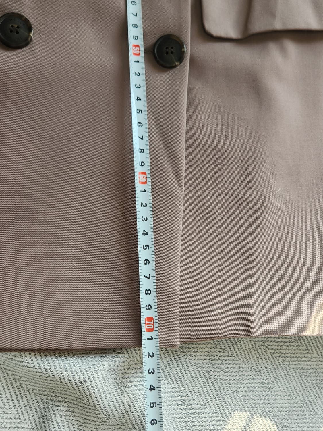 [S] 임블리 브라운 더블버튼 자켓 S사이즈 상품이미지8