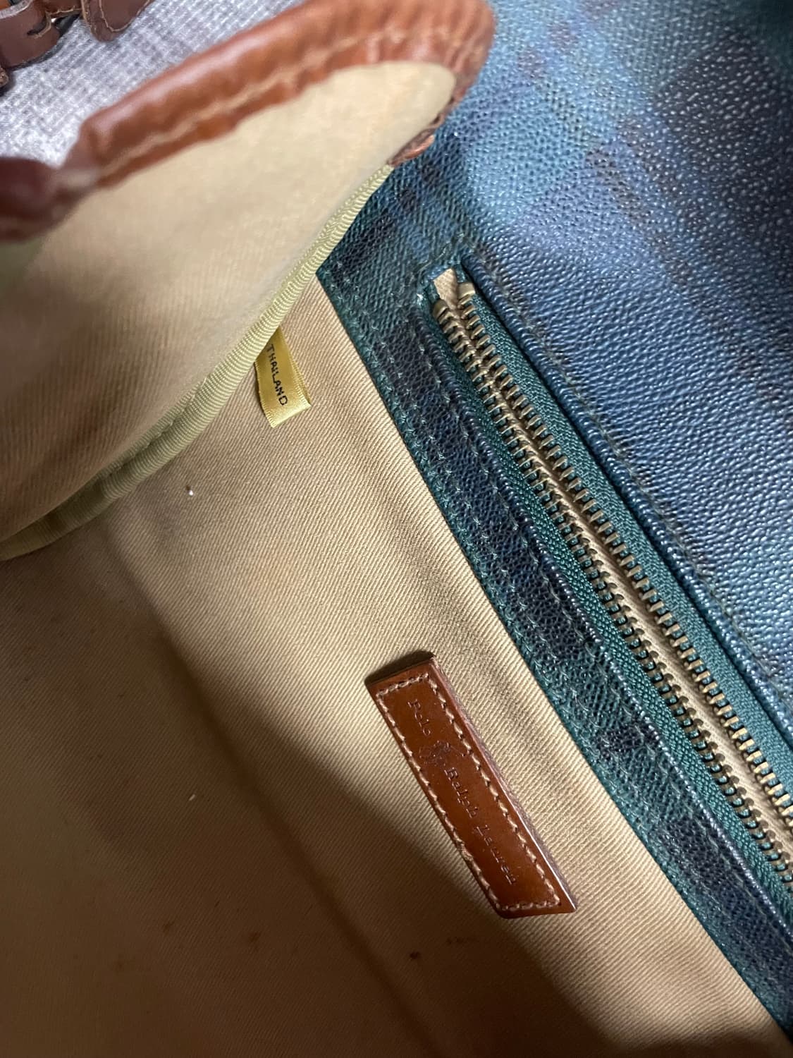 90s vtg Polo Ralph Lauren 블랙워치 크로스 상품이미지6