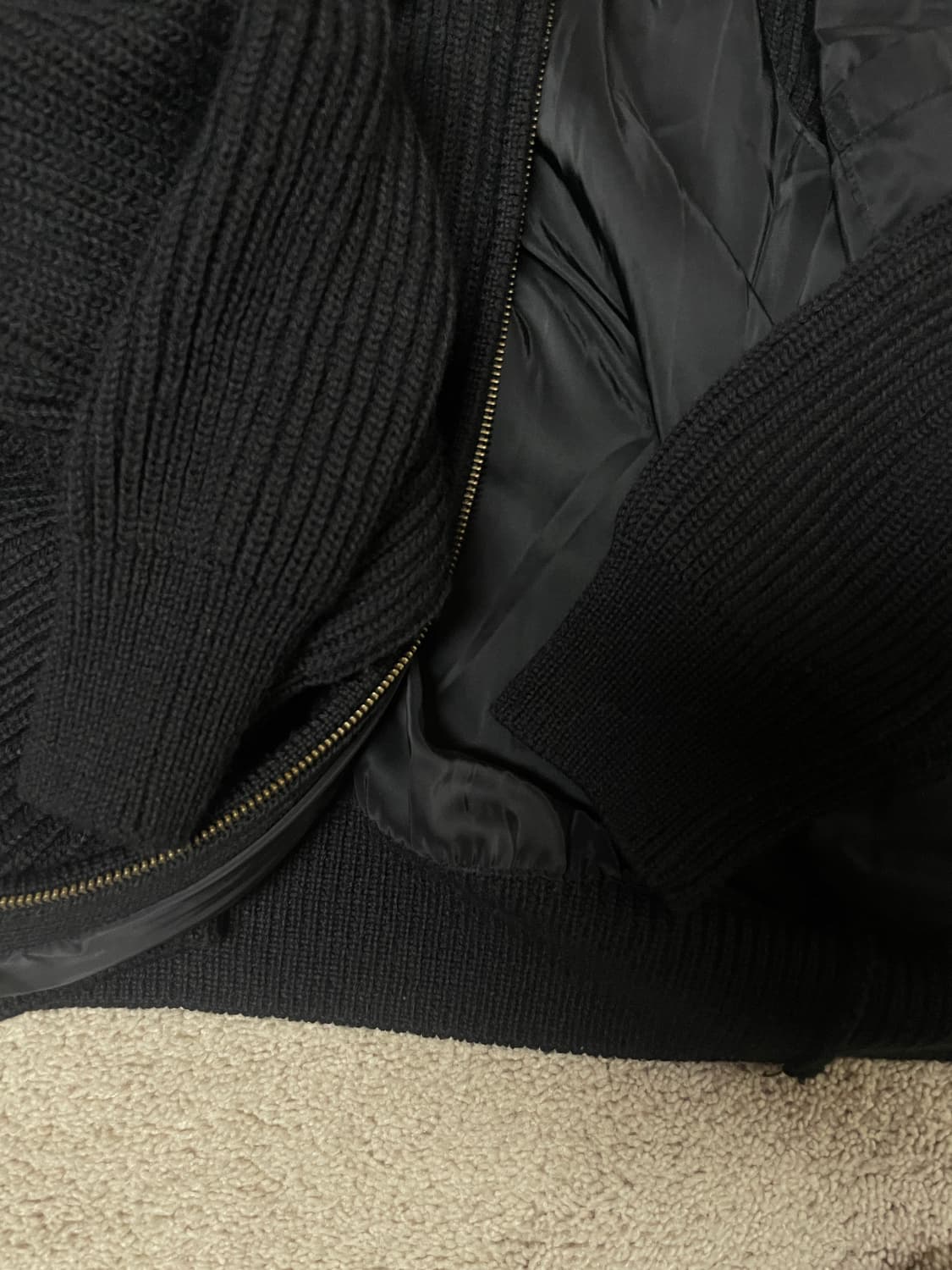 아모멘토 풀 니들 블루종(M) 상품이미지5