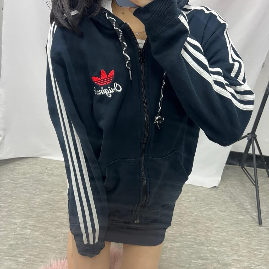 아디다스 오리지널 파이어버드 로고 후드집업 져지(95) 상품이미지1