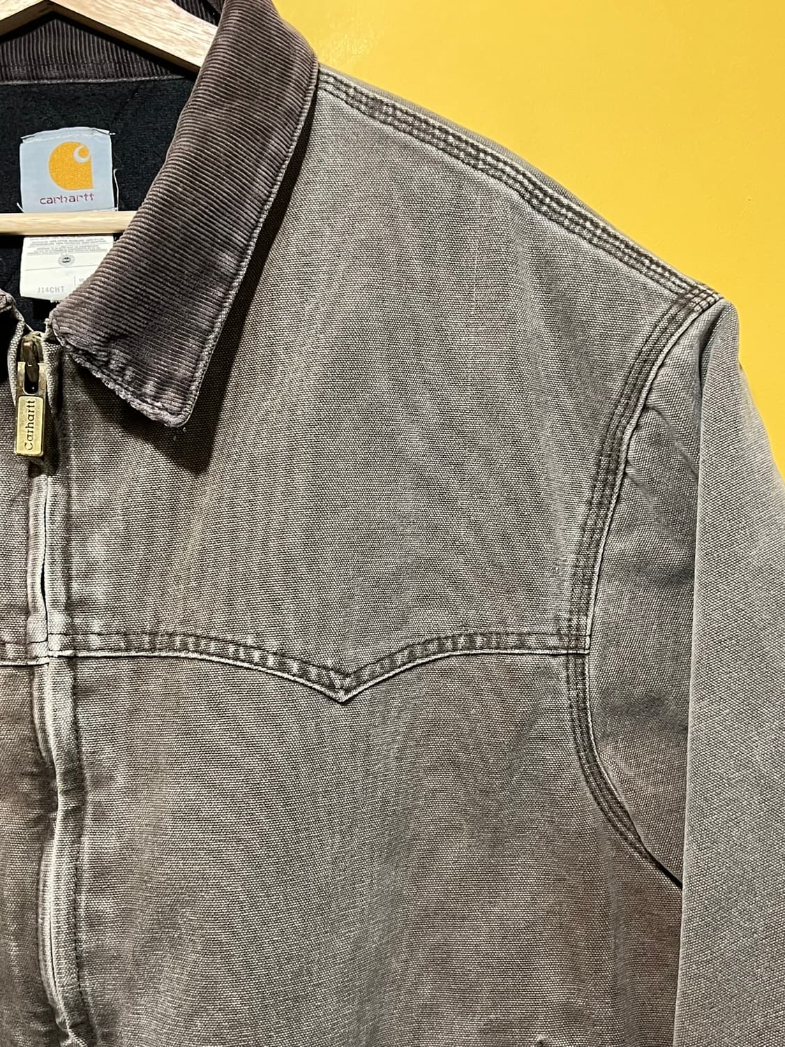 00's [2XL] 칼하트 빈티지 워크자켓 산타페 J14 체스트넛 CHT 상품이미지5