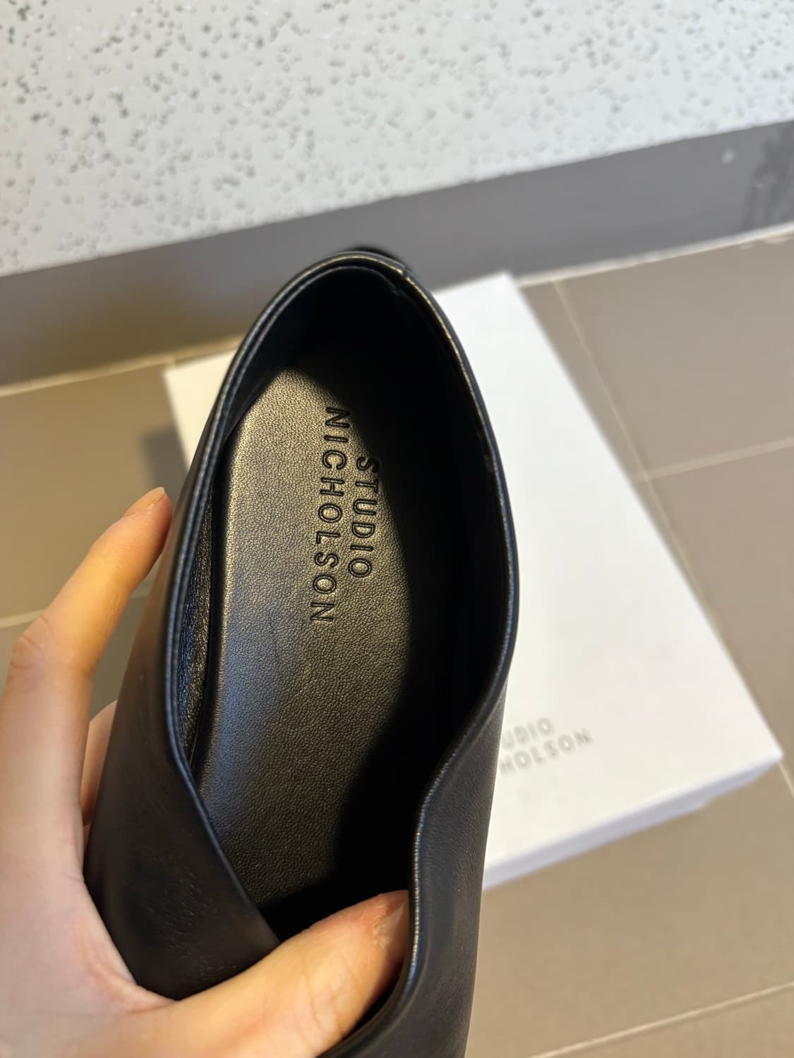 스튜디오니콜슨 나파레더 발레리나 로퍼  상품이미지3