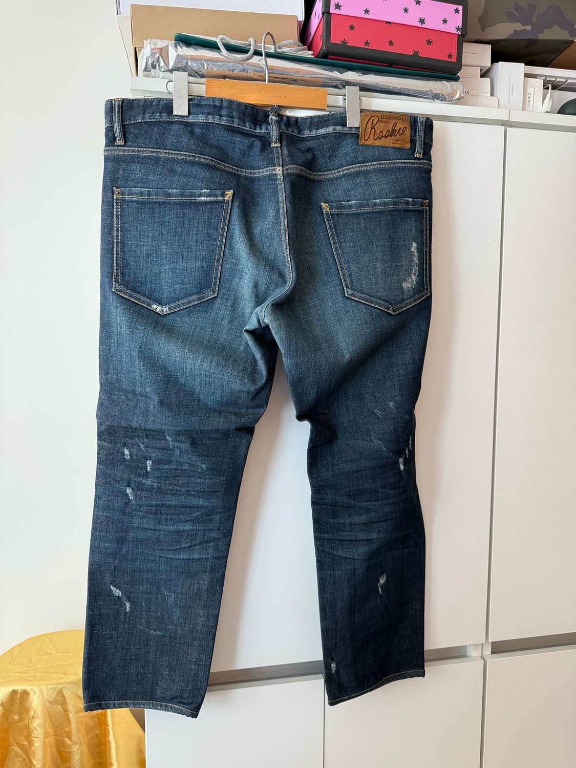 디스퀘어드 DSQ D2 디퀘 루키진 데님 청바지 56사이즈 정품 루키 밑 상품이미지2