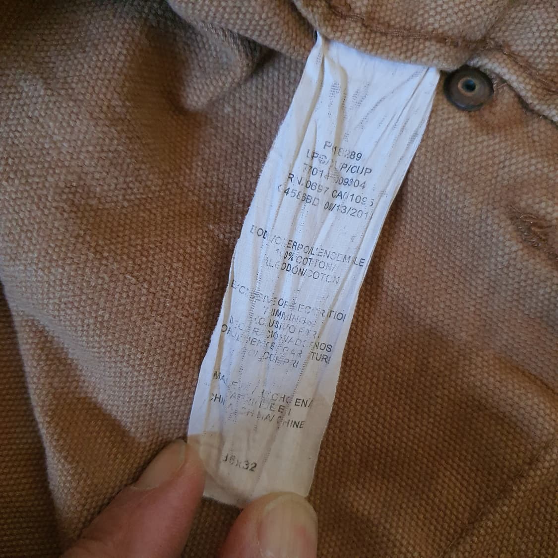 디키즈 더블니 헤비 캔버스 팬츠 No.74 상품이미지5