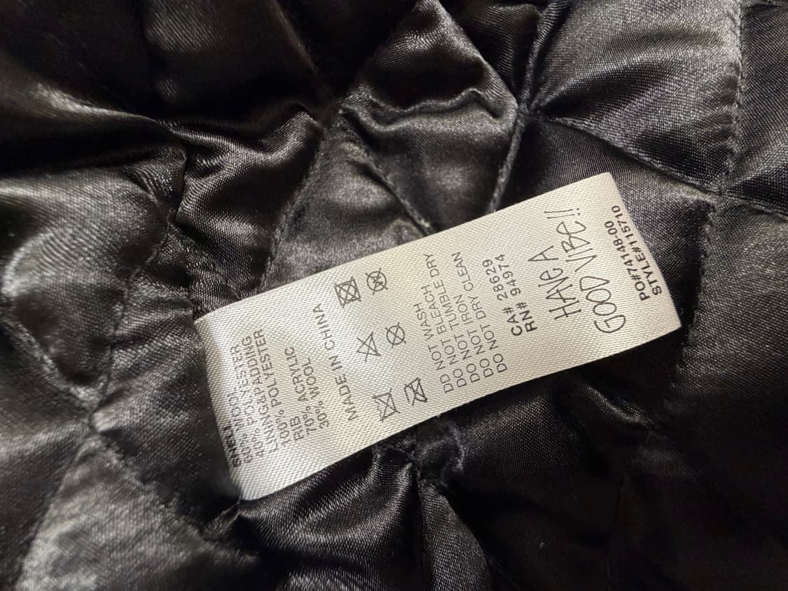 스투시 SS 링크 바시티자켓 (블랙) 상품이미지5