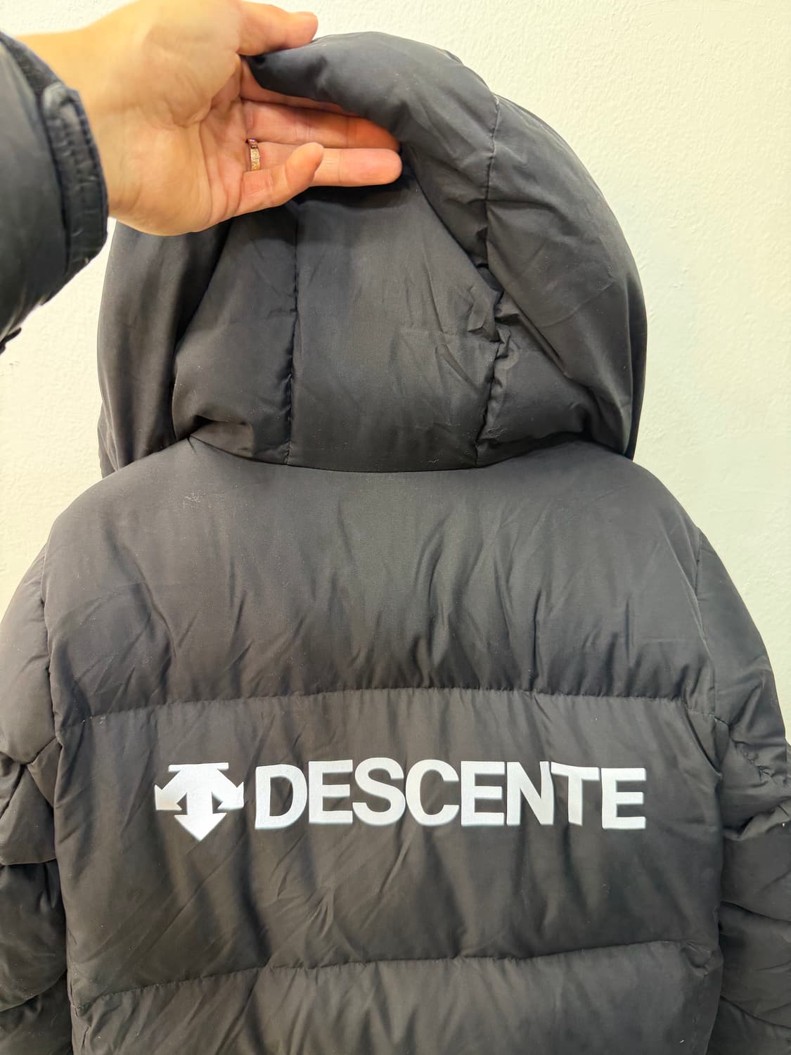 정품) 데상트 여성 롱패딩 S 상품이미지6