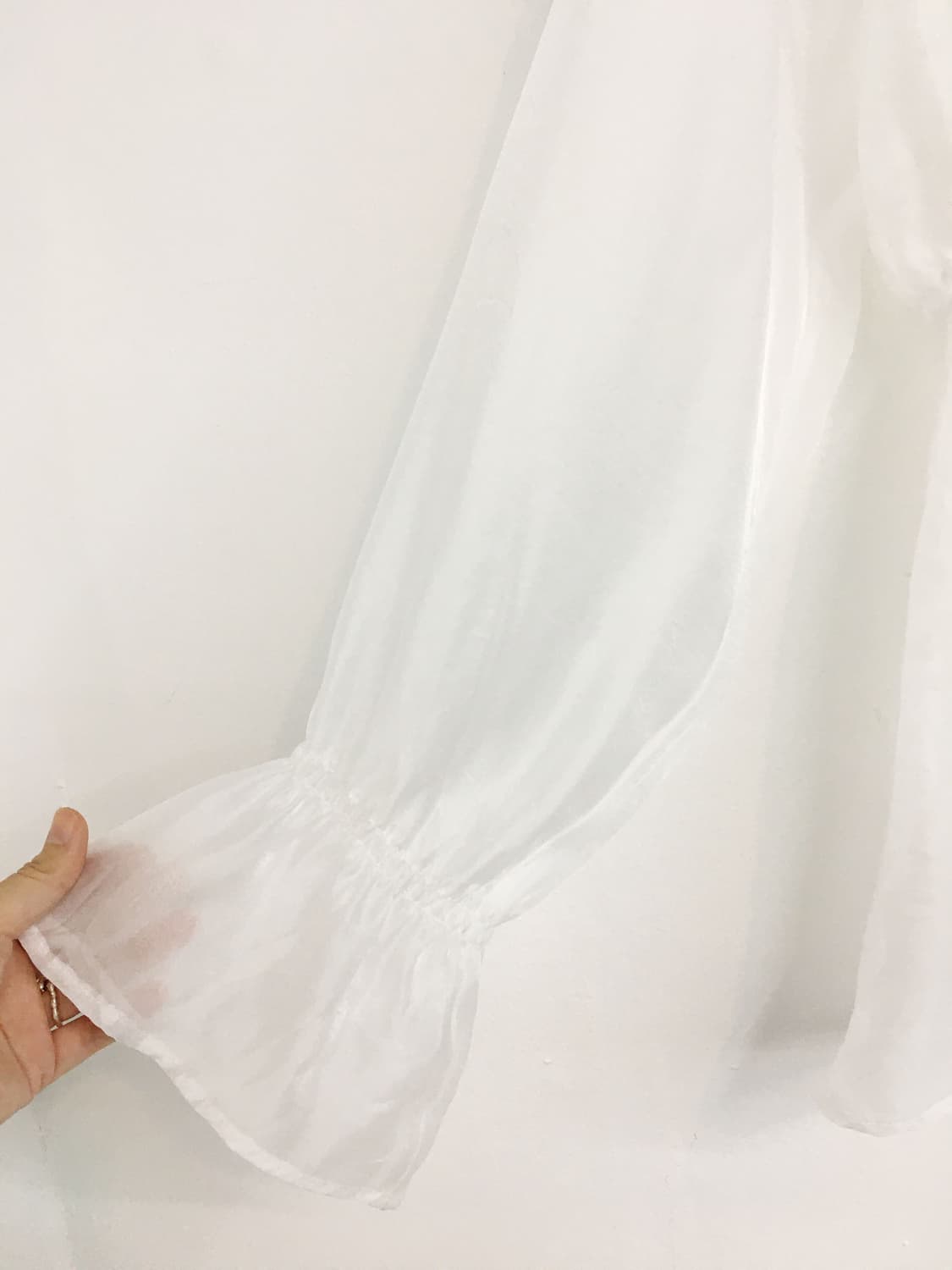 빈티지 시스루 블라우스 상품이미지7