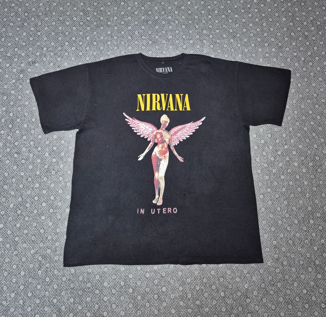 [M,실측 XL] 너바나 3집 IN UTERO 오피셜 티셔츠 -138 상품이미지1