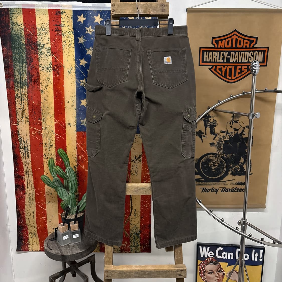 칼하트 오리지널 BDU 립스탑 데미지 카고 워크 팬츠 N698 상품이미지2