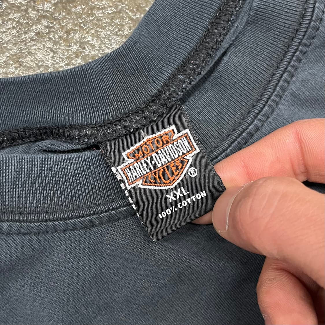 90s 할리데이비슨 라이트닝 티셔츠 (110) 상품이미지5