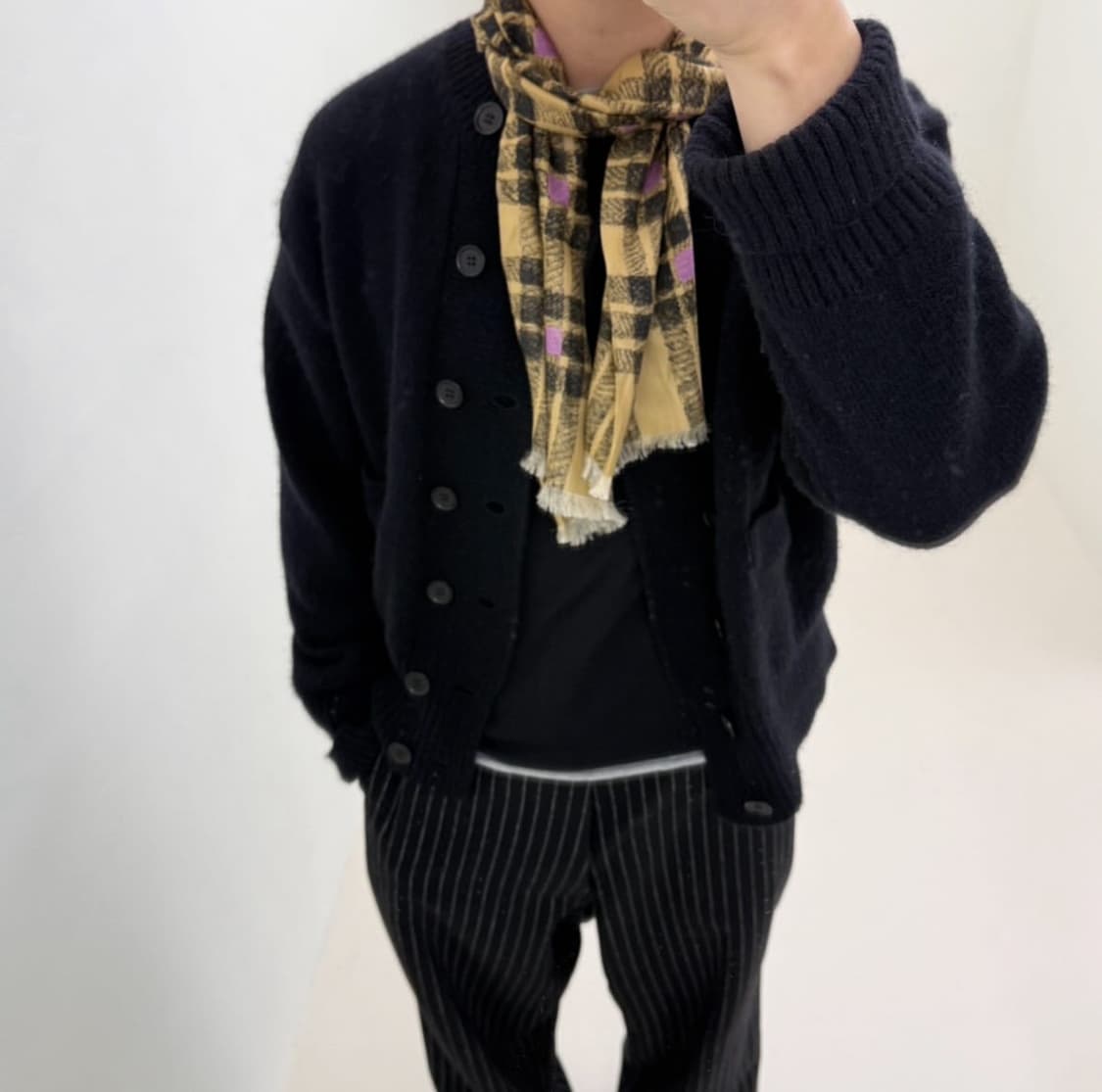 드리스 반 노튼 패턴 머플러 상품이미지2