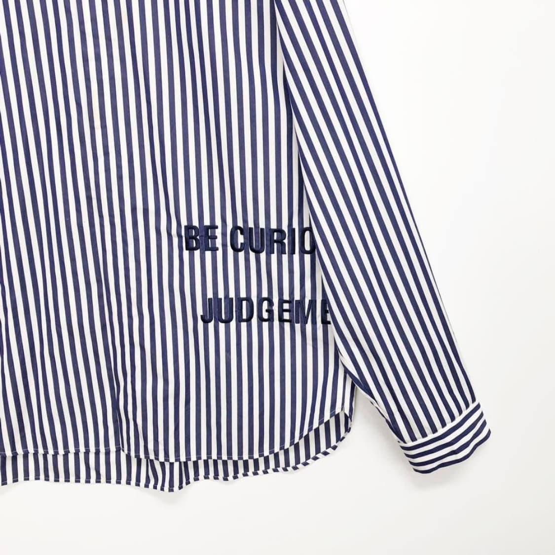 준지 오버사이즈 레터링 셔츠/남성50 상품이미지2