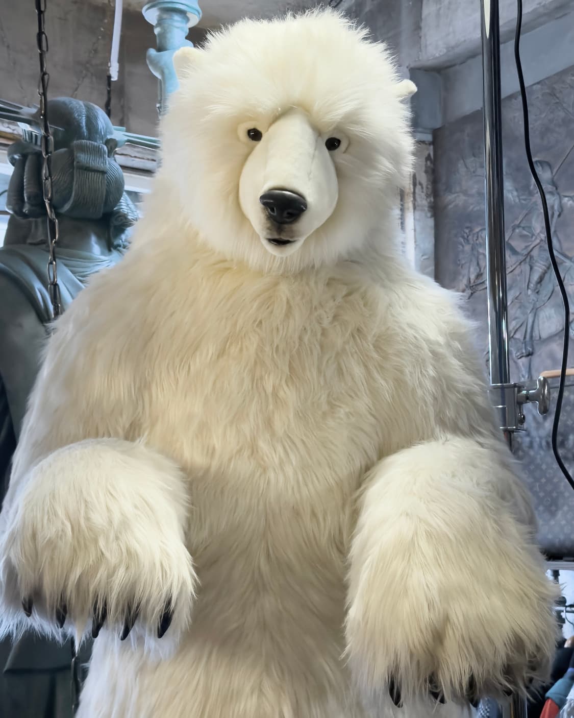 빈티지 소품 Hansa 한사토이 대형 북극곰 190cm 상품이미지6