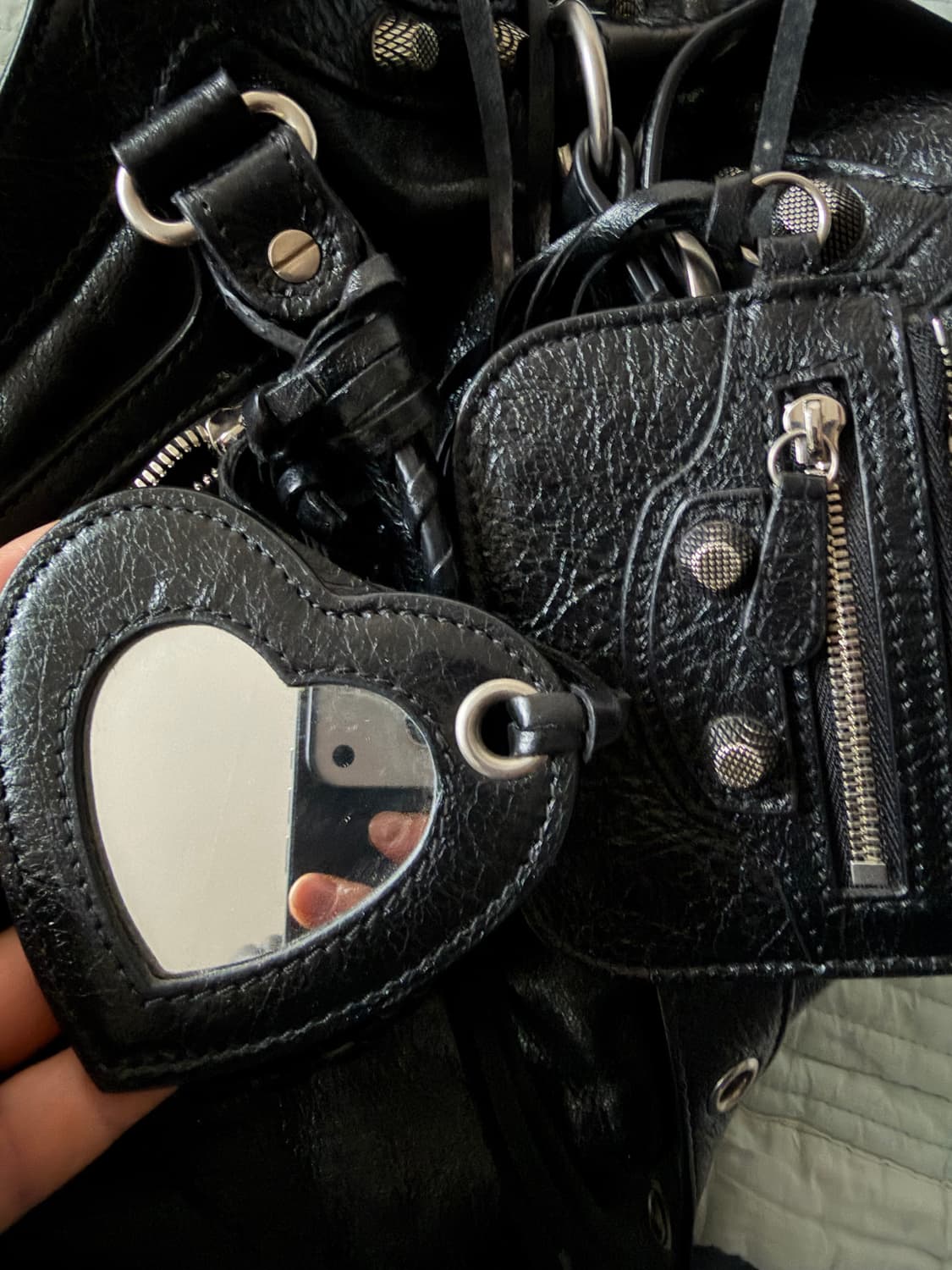 발렌시아가 네오 카골 시티 핸드백 블랙 라지 상품이미지3