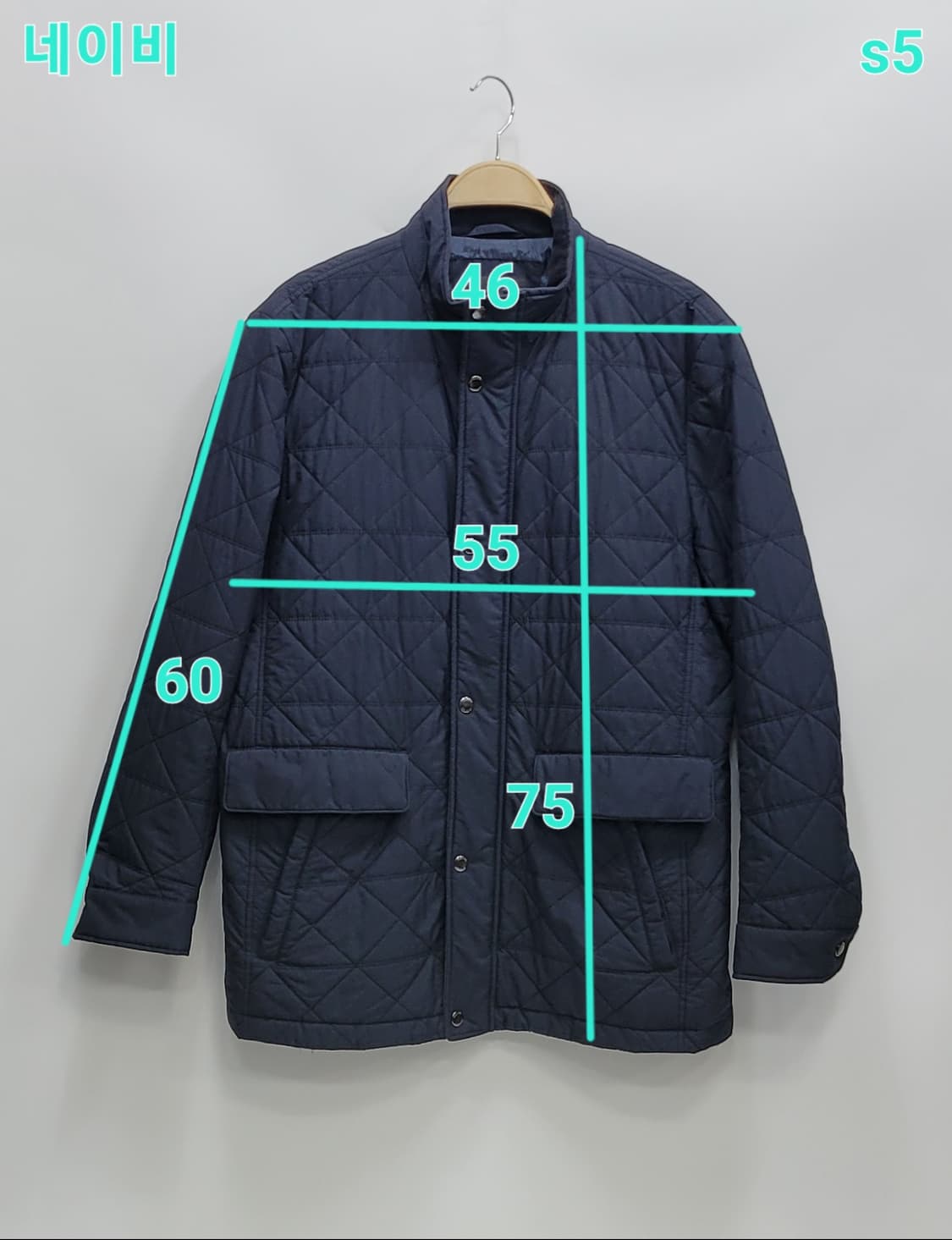 GALAXY 갤럭시 신슐레이트 퀼팅 사파리 자켓 / 남 100 네이비
 상품이미지10