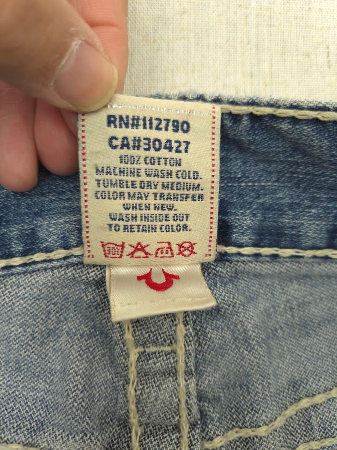 트루릴리젼 데님 청바지 데미지진 상품이미지3