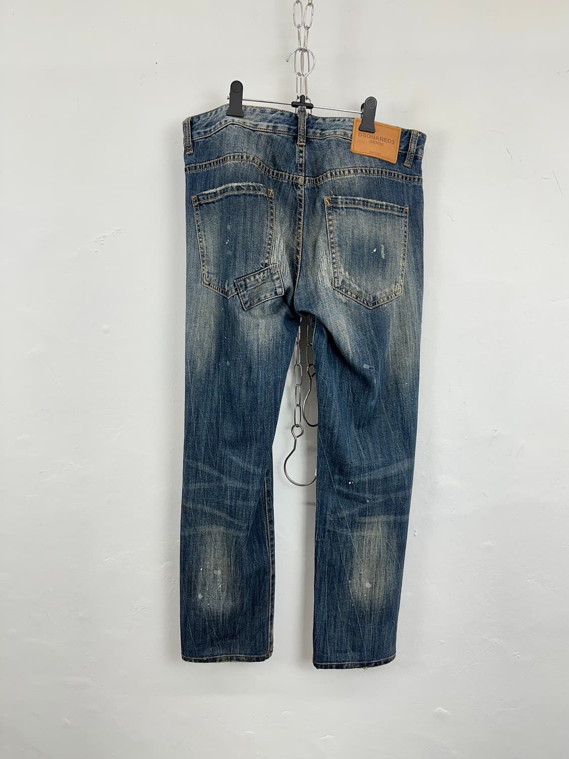 Dsquared2 Painted Patchwork Denim Pants 상품이미지8