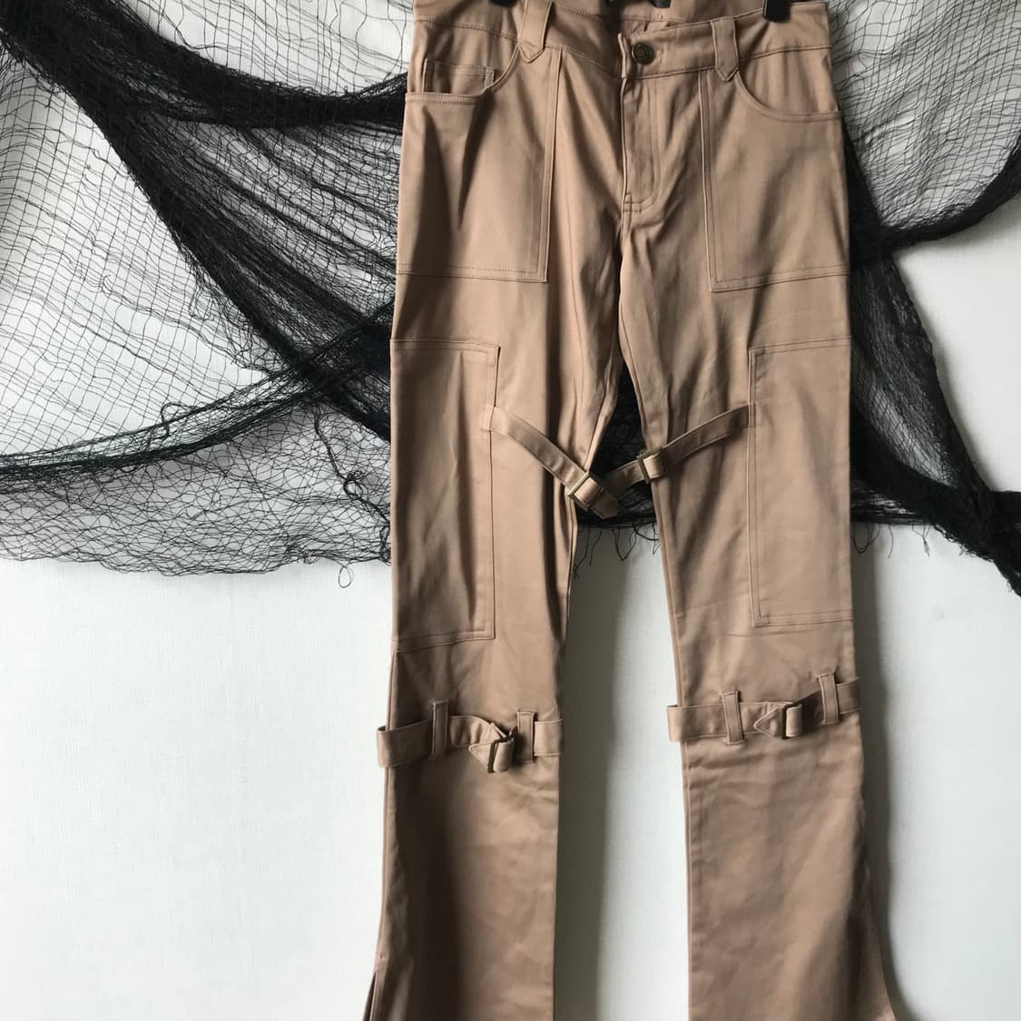 Y2k mood belt bootscut pants   상품이미지2