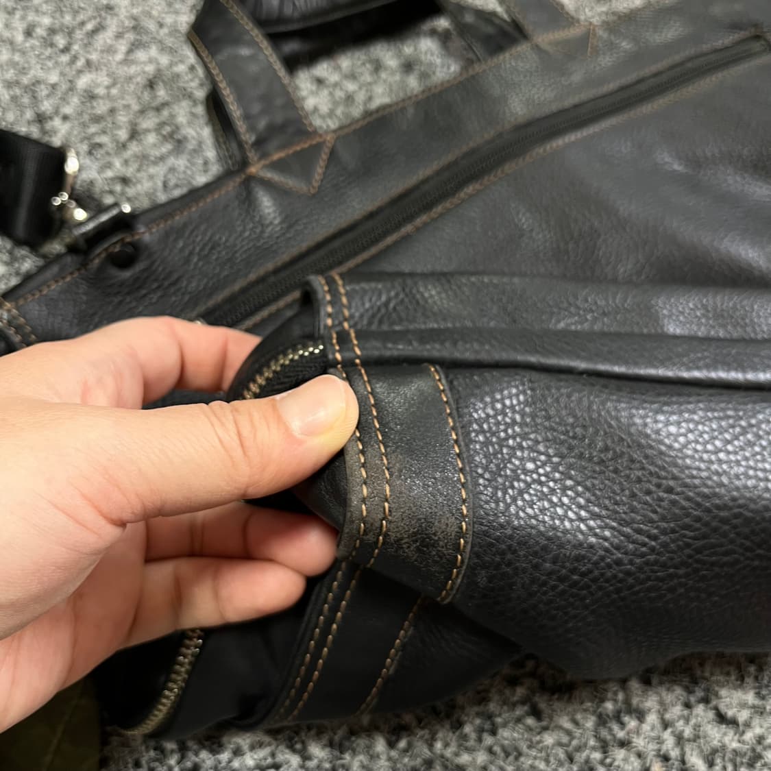 킨록앤더슨 가죽 서류가방 노트북가방 블랙 상품이미지9