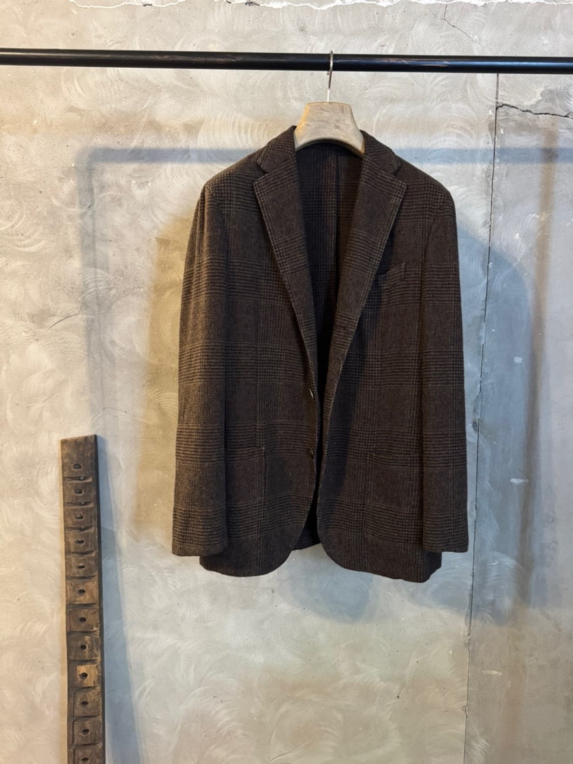 볼리올리 카멜 울 캐시미어 트위드 자켓 100 상품이미지5