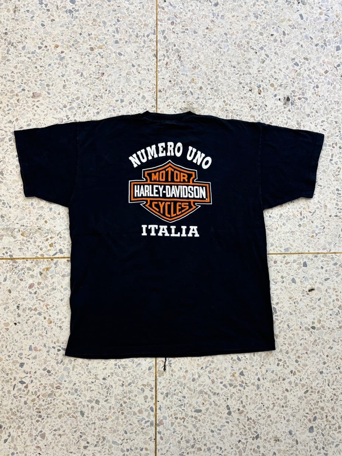 할리데이비슨 프린팅 반팔 블랙 상품이미지5