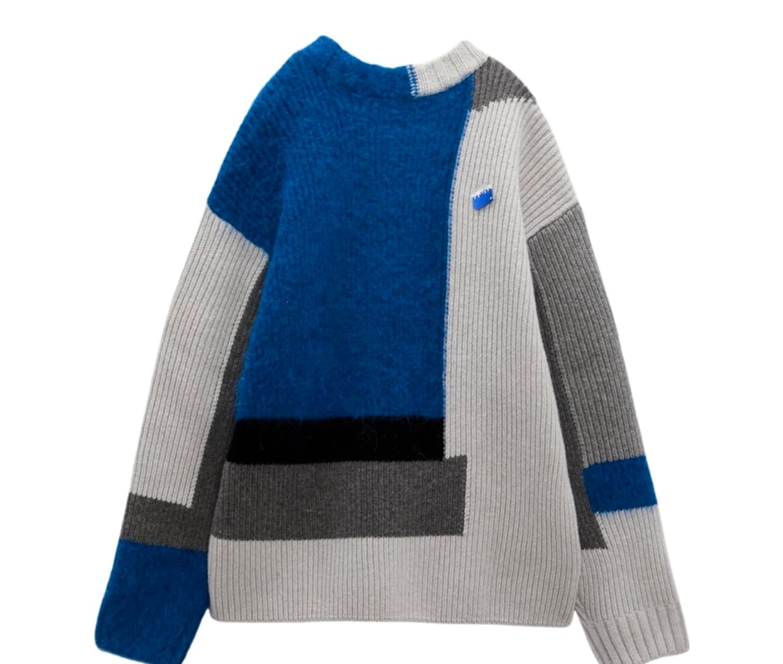 자라 x 아더에러 콜라보 니트 스웨터입니다. 패치워크 상품이미지2