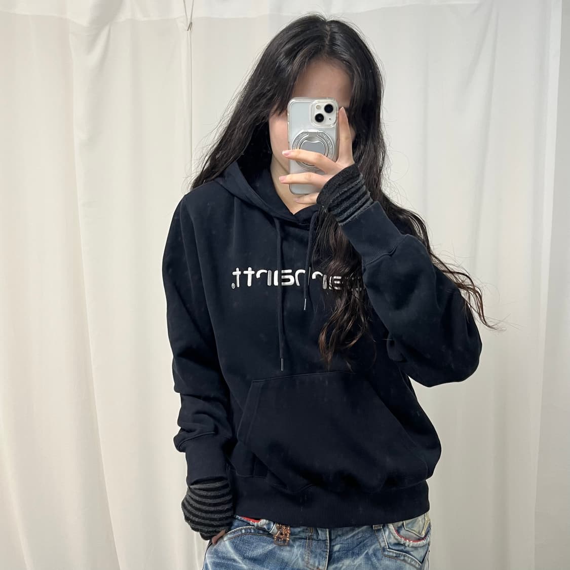 Carhartt WIP Black Hoodie 상품이미지2